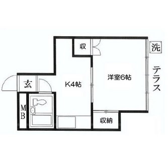 東京都練馬区豊玉北４丁目 賃貸マンション 1K