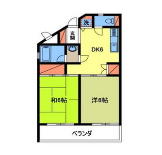 東京都練馬区下石神井１丁目 賃貸マンション 2DK