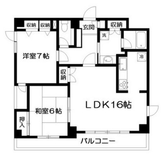 東京都練馬区北町６丁目 賃貸マンション 2LDK