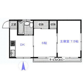 東京都練馬区石神井台８丁目 賃貸マンション 2DK