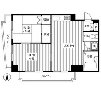 東京都練馬区豊玉中２丁目 賃貸マンション 2LDK