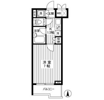 東京都練馬区中村北１丁目 賃貸マンション 1K