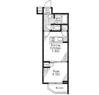 東京都練馬区谷原５丁目 賃貸マンション 1DK