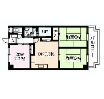 東京都練馬区中村北２丁目 賃貸マンション 3DK