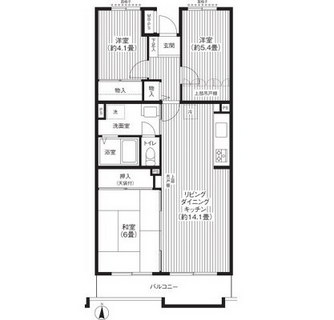 東京都練馬区平和台３丁目 賃貸マンション 3LDK