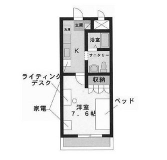 東京都練馬区桜台１丁目 賃貸マンション 1K