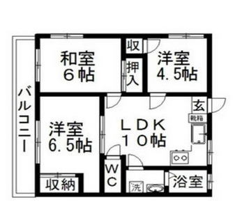 東京都練馬区上石神井１丁目 賃貸マンション 3LDK