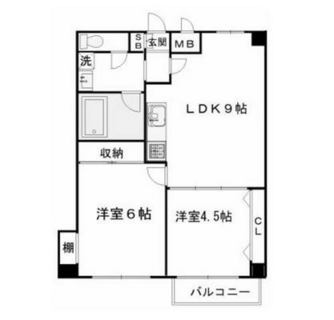 東京都練馬区豊玉中３丁目 賃貸マンション 2DK