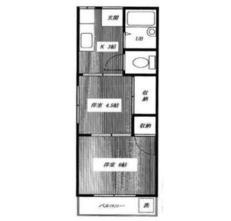 東京都練馬区高松１丁目 賃貸マンション 2K