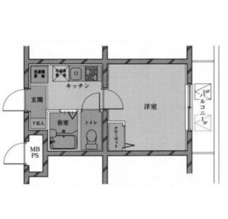 東京都練馬区旭丘１丁目 賃貸マンション 1K