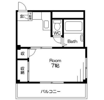 東京都練馬区豊玉北４丁目 賃貸マンション 1K