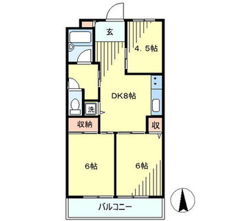 東京都練馬区高松１丁目 賃貸マンション 3DK