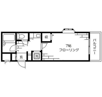 東京都練馬区田柄３丁目 賃貸マンション 1K