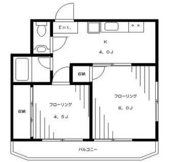 東京都練馬区中村北２丁目 賃貸マンション 2K