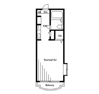 東京都練馬区中村北１丁目 賃貸マンション 1K