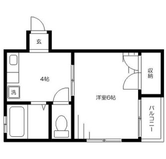 東京都練馬区向山２丁目 賃貸マンション 1K