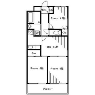 東京都練馬区北町６丁目 賃貸マンション 3DK