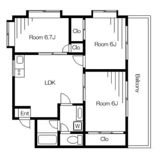 東京都練馬区北町７丁目 賃貸マンション 3LDK