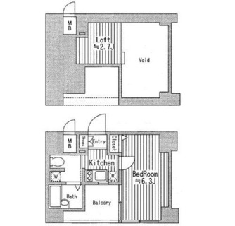 東京都練馬区練馬３丁目 賃貸マンション 1K