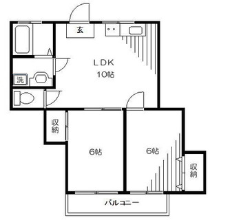 東京都練馬区桜台１丁目 賃貸アパート 2LDK