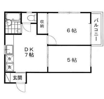 東京都練馬区向山４丁目 賃貸アパート 2DK