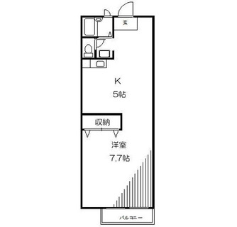 東京都練馬区向山２丁目 賃貸アパート 1K