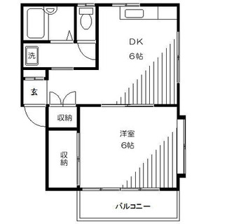 東京都練馬区平和台１丁目 賃貸アパート 1DK