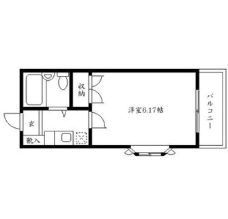 東京都練馬区田柄５丁目 賃貸マンション 1K