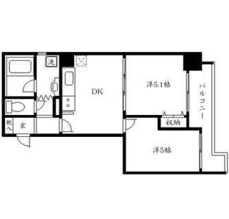 東京都練馬区豊玉北５丁目 賃貸マンション 2DK