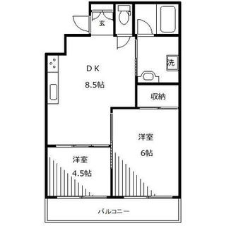 東京都練馬区豊玉上２丁目 賃貸マンション 2DK