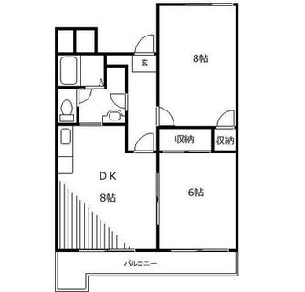 東京都練馬区北町１丁目 賃貸マンション 2DK