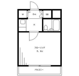 東京都練馬区平和台２丁目 賃貸マンション 1K