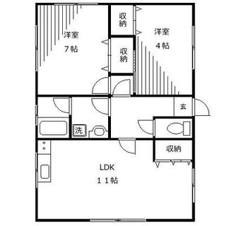 東京都練馬区氷川台４丁目 賃貸アパート 2LDK