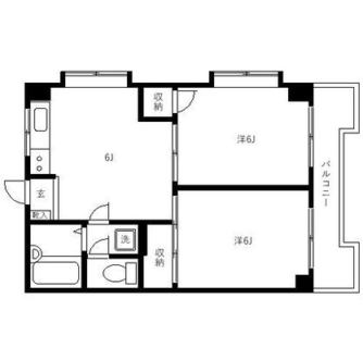 東京都練馬区高野台５丁目 賃貸マンション 2DK