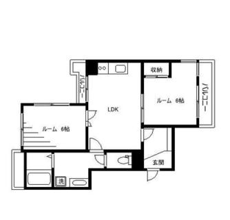 東京都練馬区豊玉上２丁目 賃貸マンション 2LDK