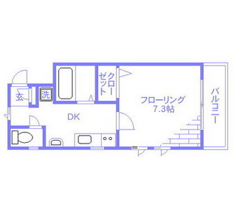 東京都練馬区錦２丁目 賃貸マンション 1DK